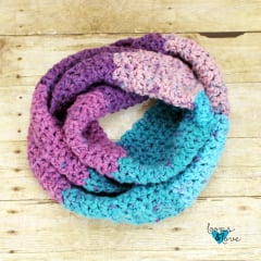 crochet chunky infinity scarf