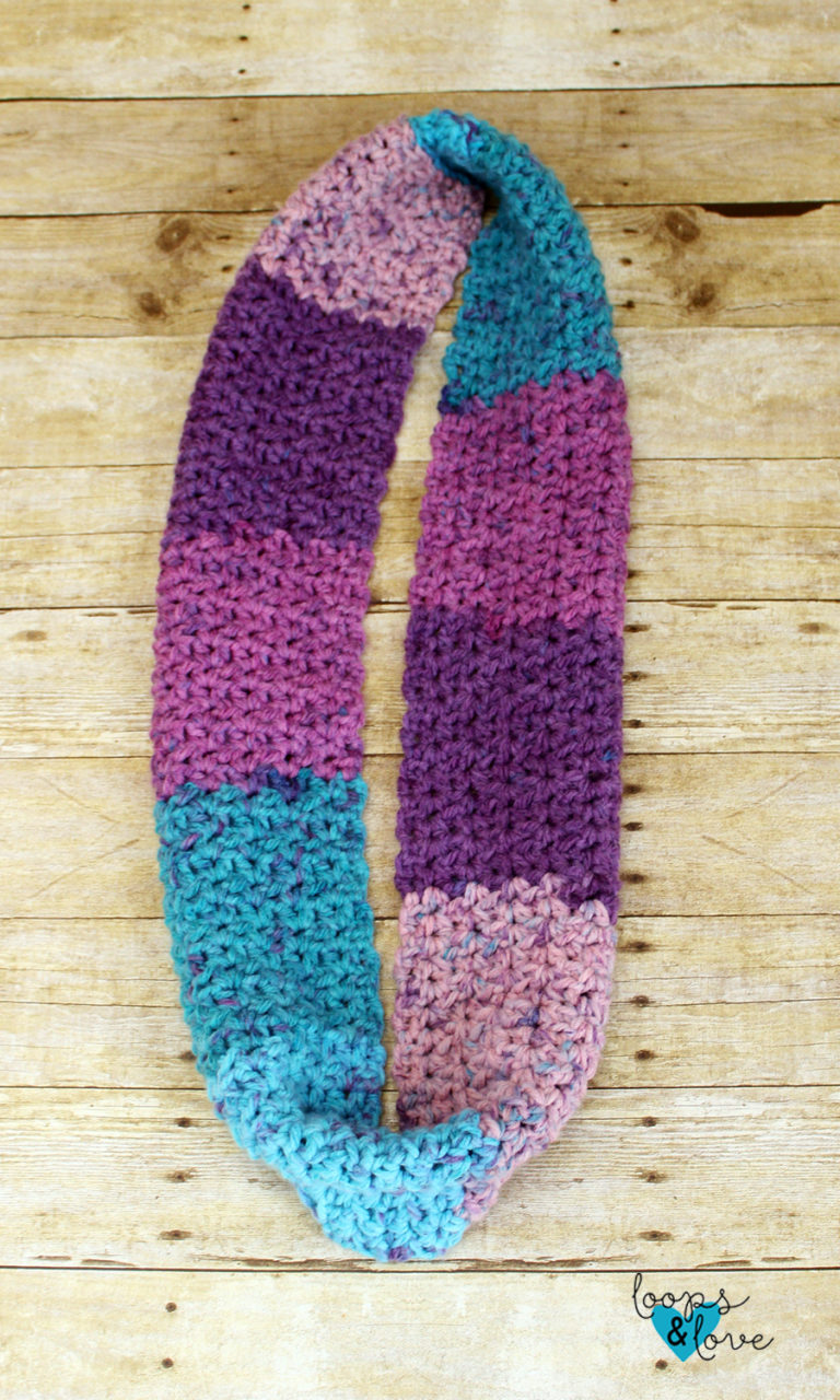 VStitch Infinity Scarf Loops & Love Crochet