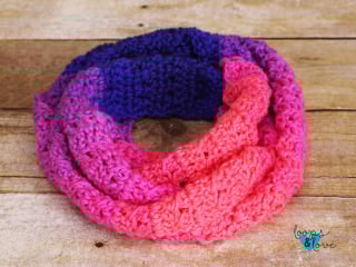 crochet infinity scarf