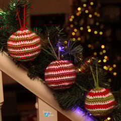 crochet christmas baubles easy