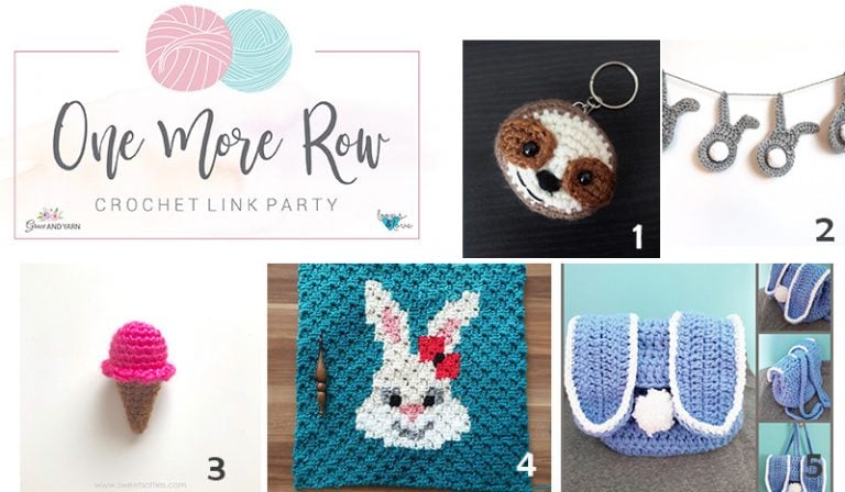 One More Row - Free Pattern Link Party #5