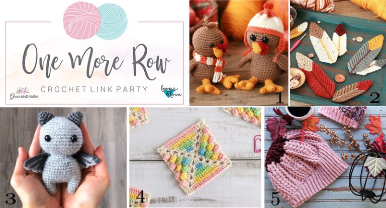 One More Row - Free Pattern Link Party #12