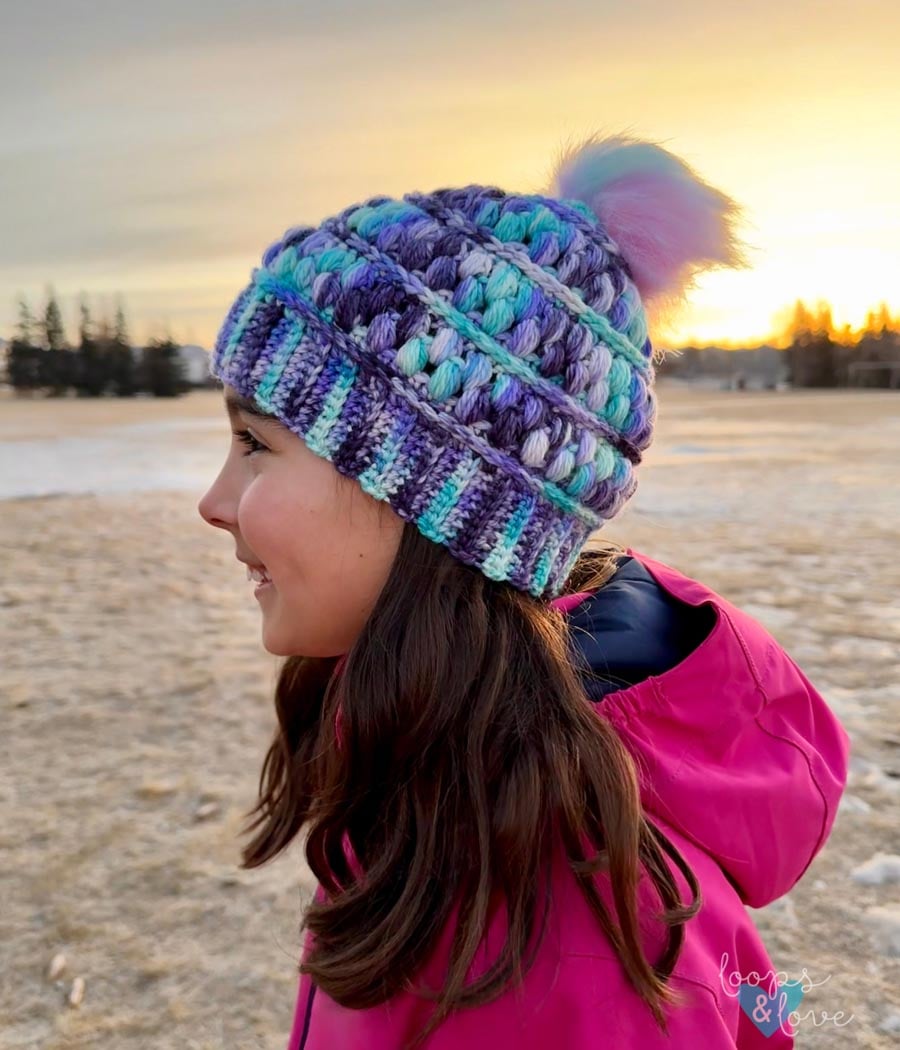 Jelly Beanie - Free Crochet Pattern Loops & Love Crochet
