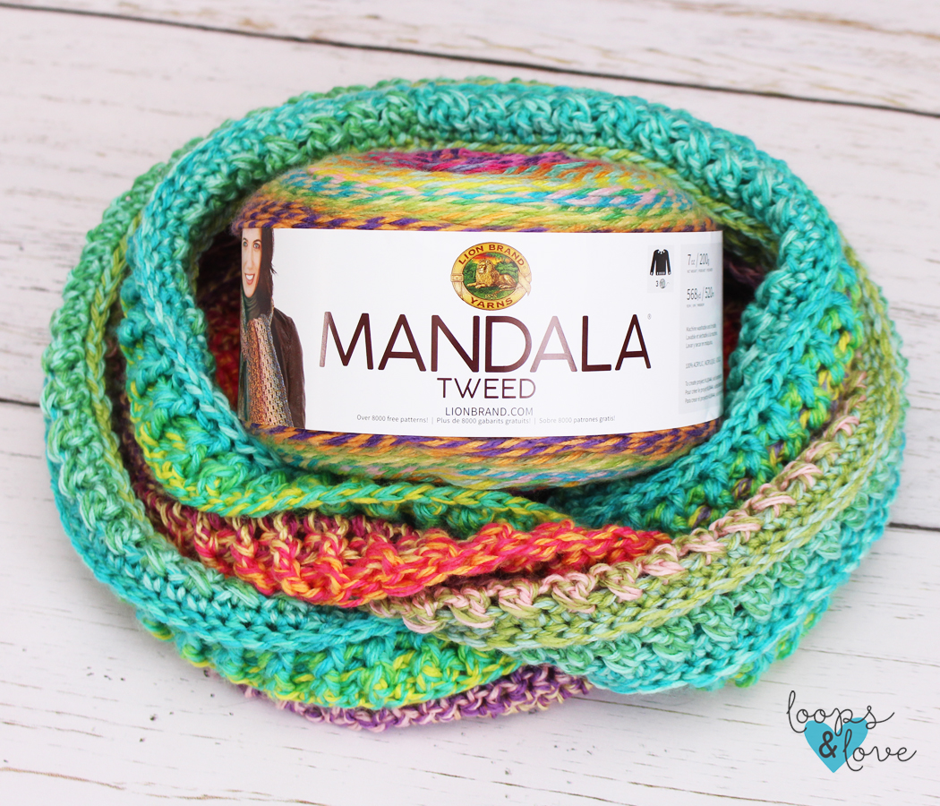 Mandala Tweed Yarn Review Loops & Love Crochet