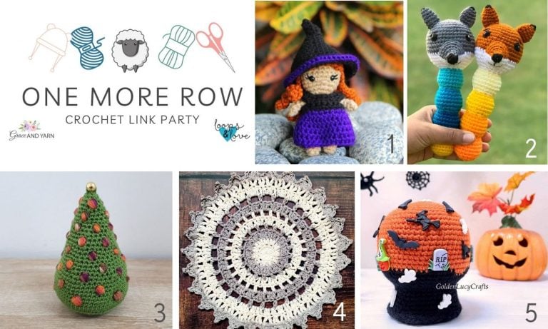One More Row – Free Crochet Link Party #35