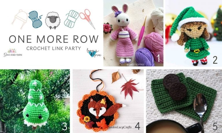 One More Row – Free Crochet Link Party #37