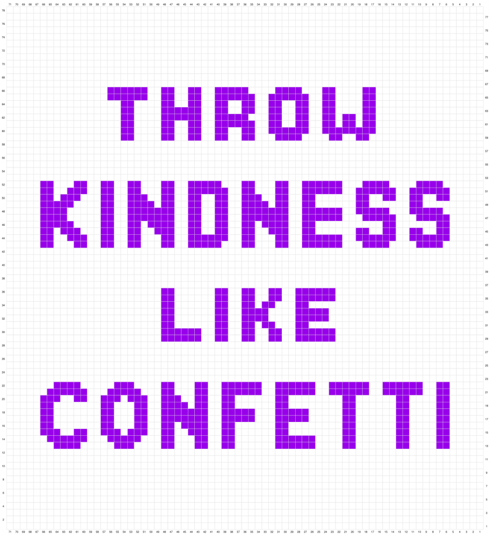 Kindness Wall Hanging Crochet Pattern Loops & Love Crochet