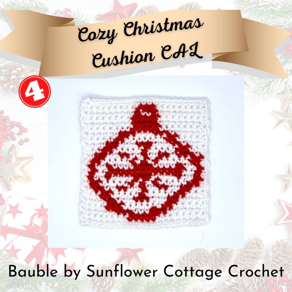 Tapestry Crochet Christmas Squares Free Crochet Along Loops & Love