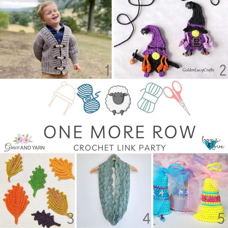 One More Row - Free Crochet Link Party #48