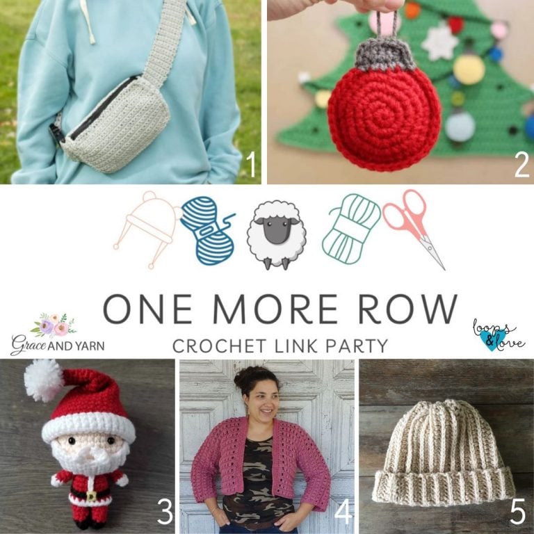 One More Row - Crochet Link Party #50