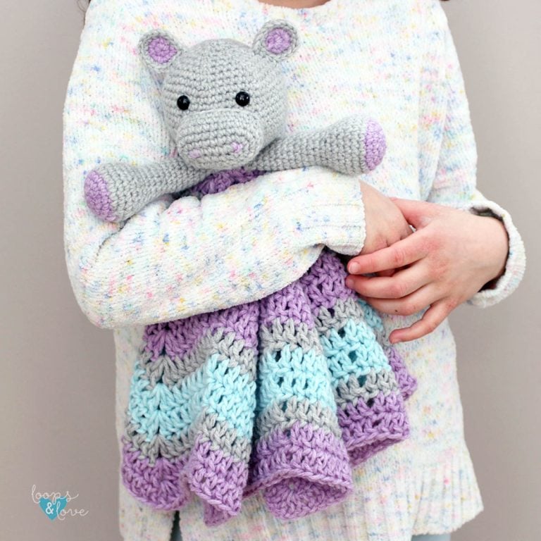 Hippo Lovey - Free Crochet Pattern
