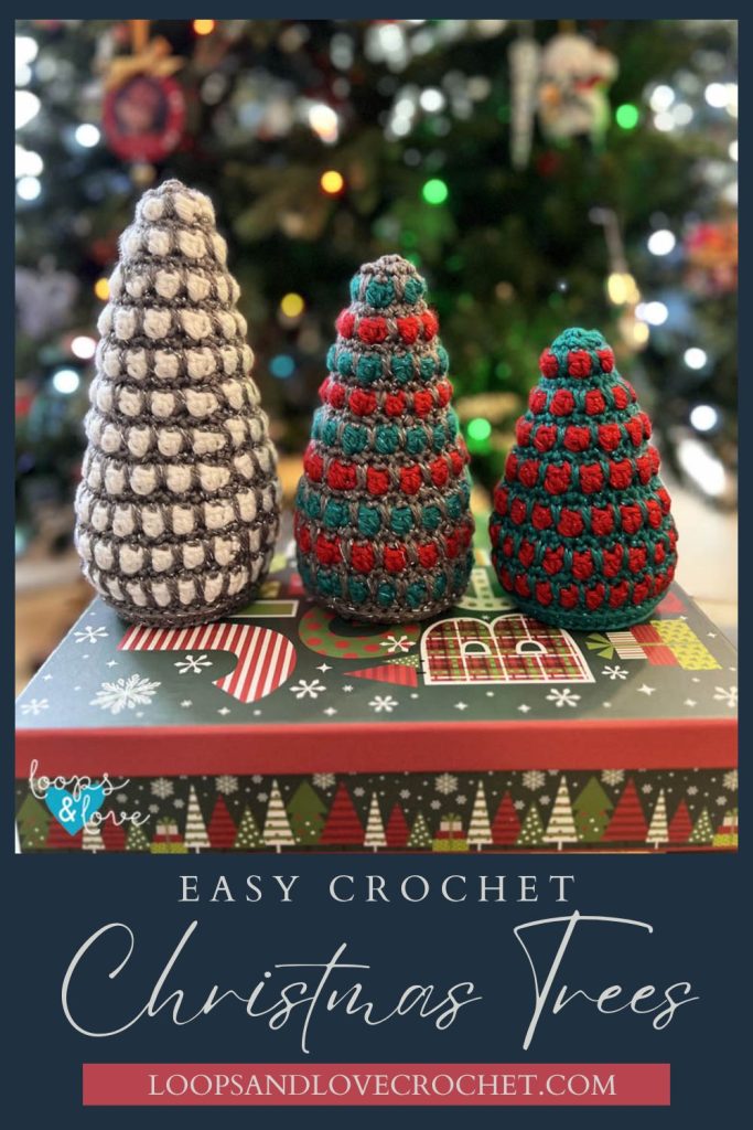 Easy Crochet Christmas Trees Loops & Love Crochet