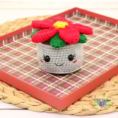 crochet poinsettia amigurumi crochet flower