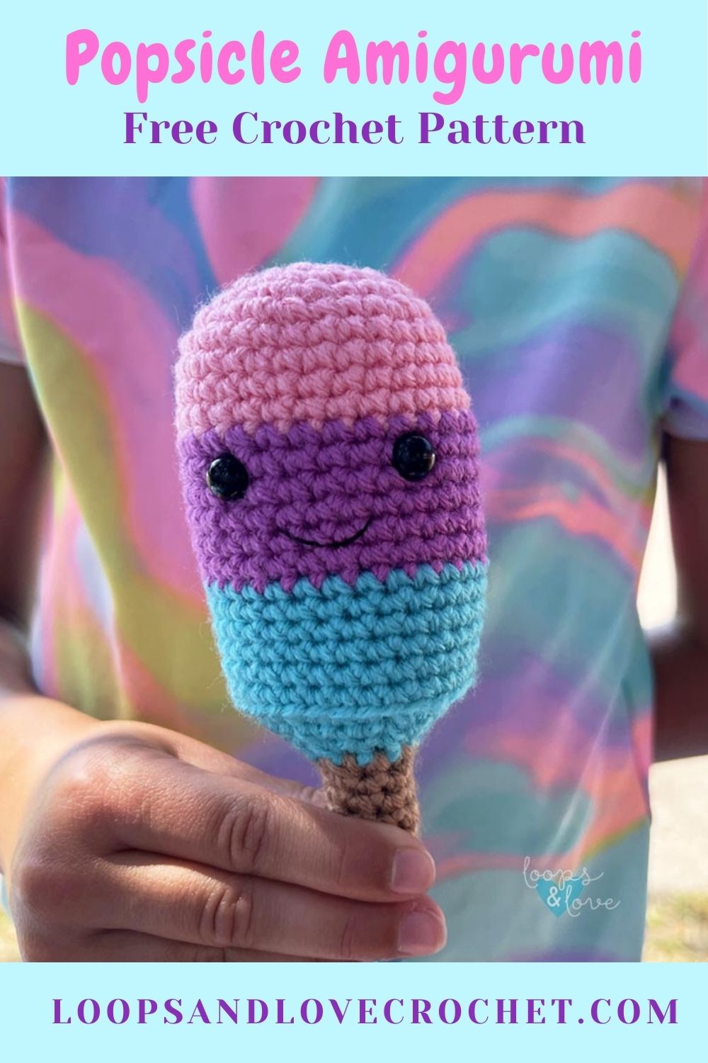 Free Crochet Popsicle Amigurumi Loops & Love Crochet