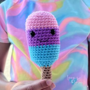 Crochet popsicle toy