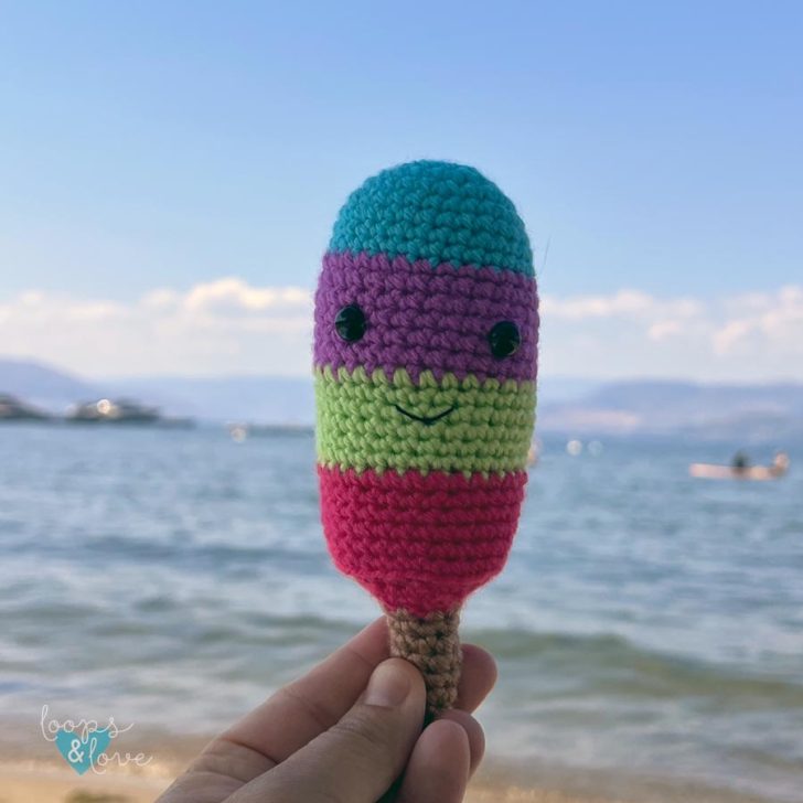 Free Crochet Popsicle Amigurumi Loops & Love Crochet