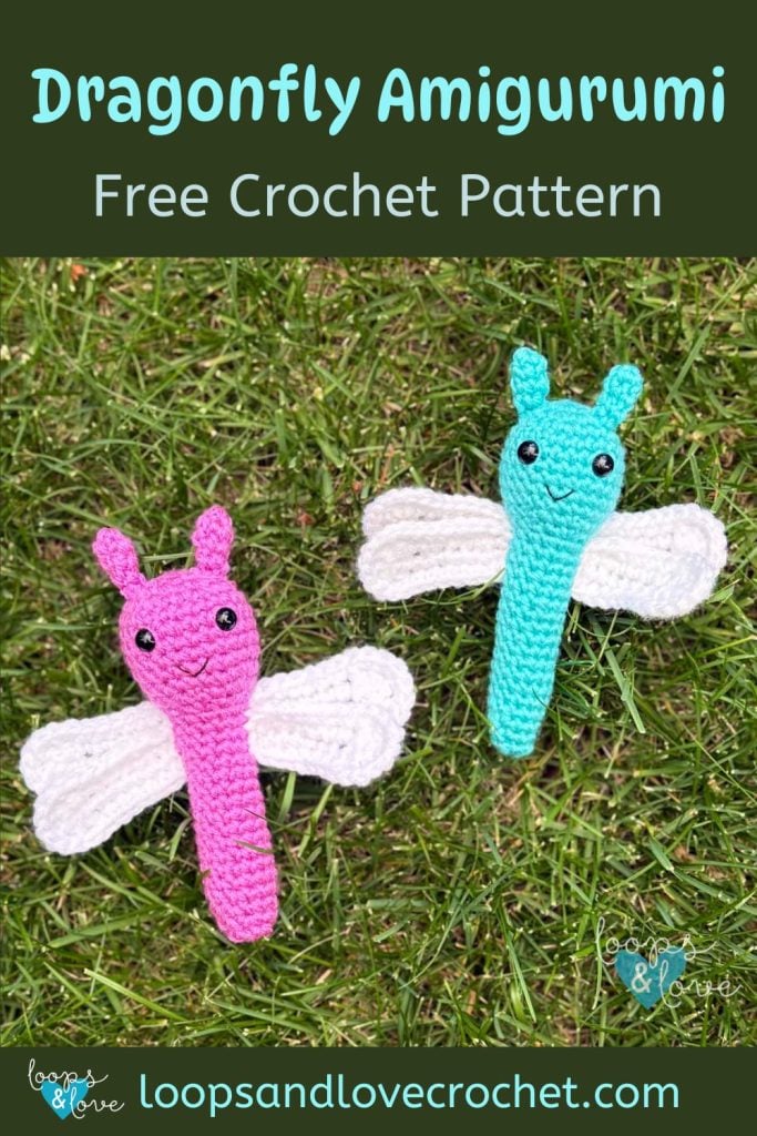 Dragonfly Amigurumi Free Crochet Pattern Loops & Love Crochet