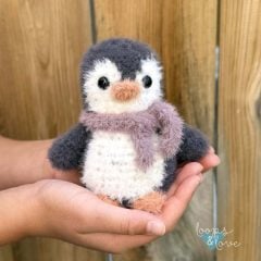 Crochet plush penguin amigurumi crochet pattern
