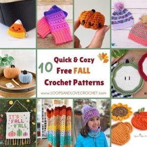 crochet pattern roundup of fall patterns