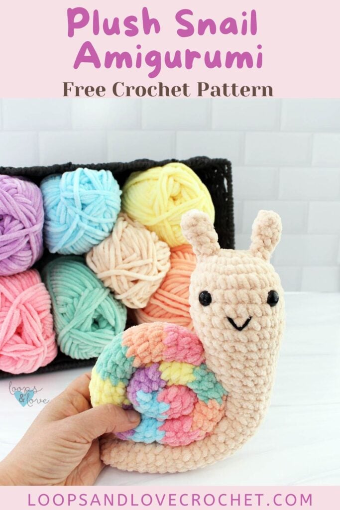 Plush snail amigurumi pinterest pin